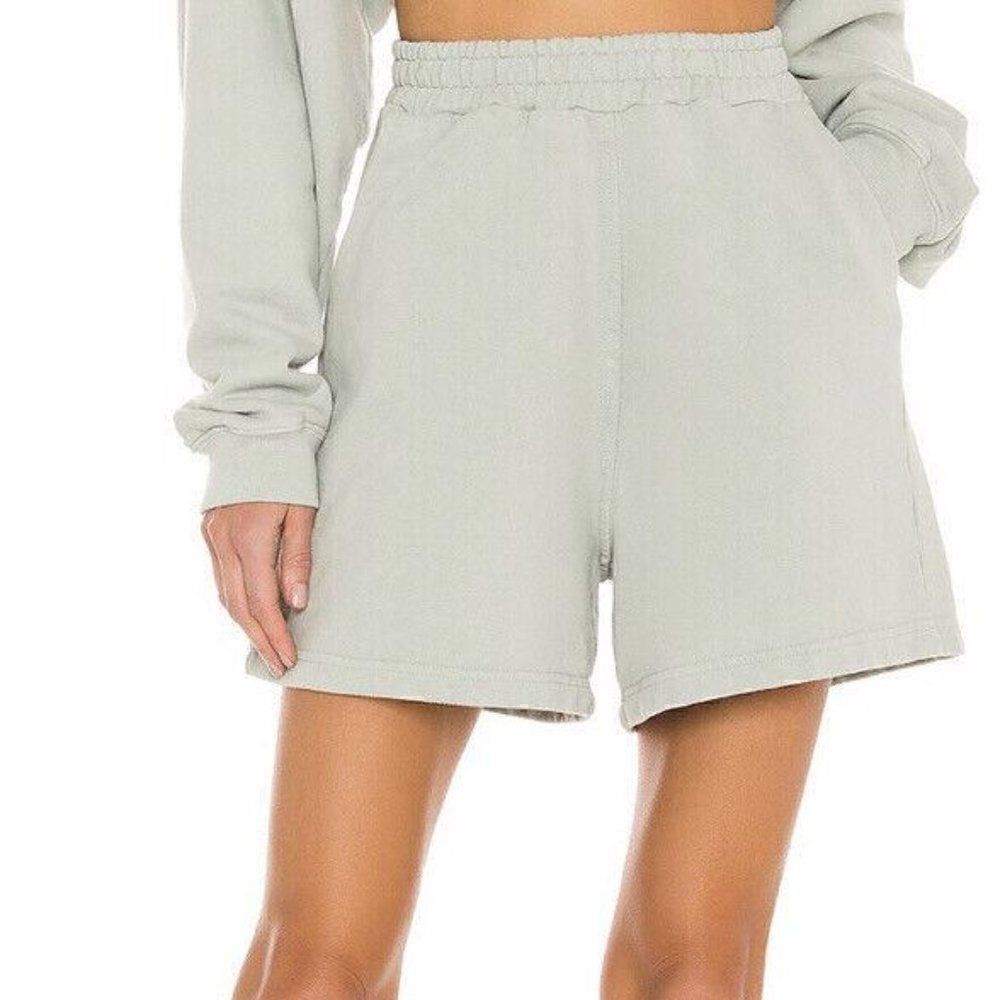 SIXTHREESEVEN The Sweat Short in Sage Size XXS NWOT $110 (9-9)‎